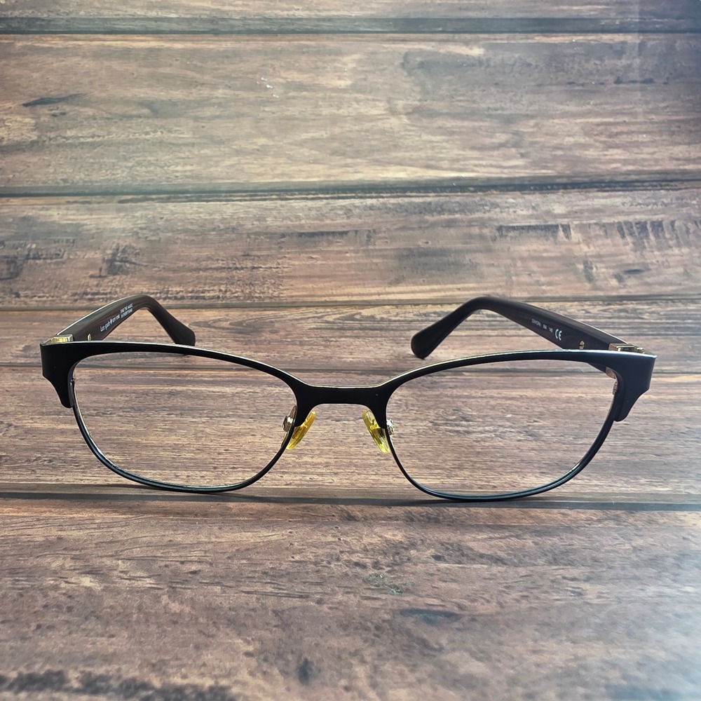 Kate Spade New York DIANDRA INA Black Floral Cat Eye Eyeglass Frames 51-17-140